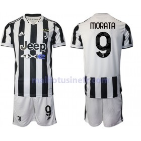 Maillot de Foot Juventus Alvaro Morata 9 Domicile 2021-22 - Enfant